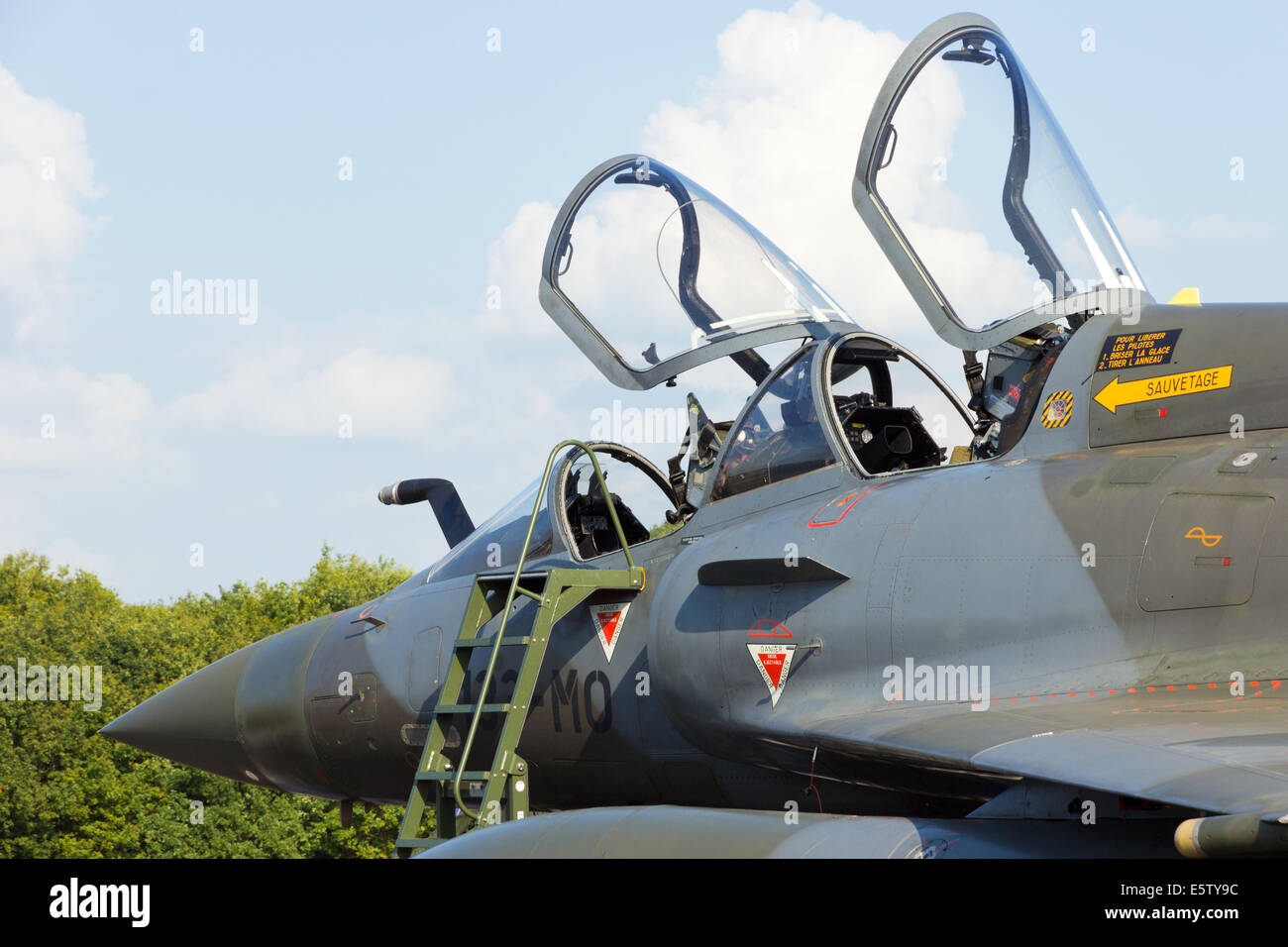 Französische Luftwaffe Mirage 2000-cockpit Stockfoto