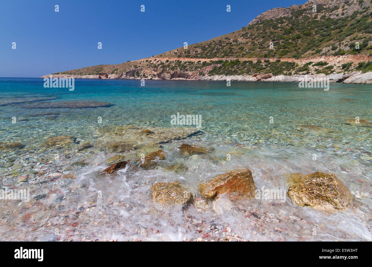 Strand und Meer Stockfoto