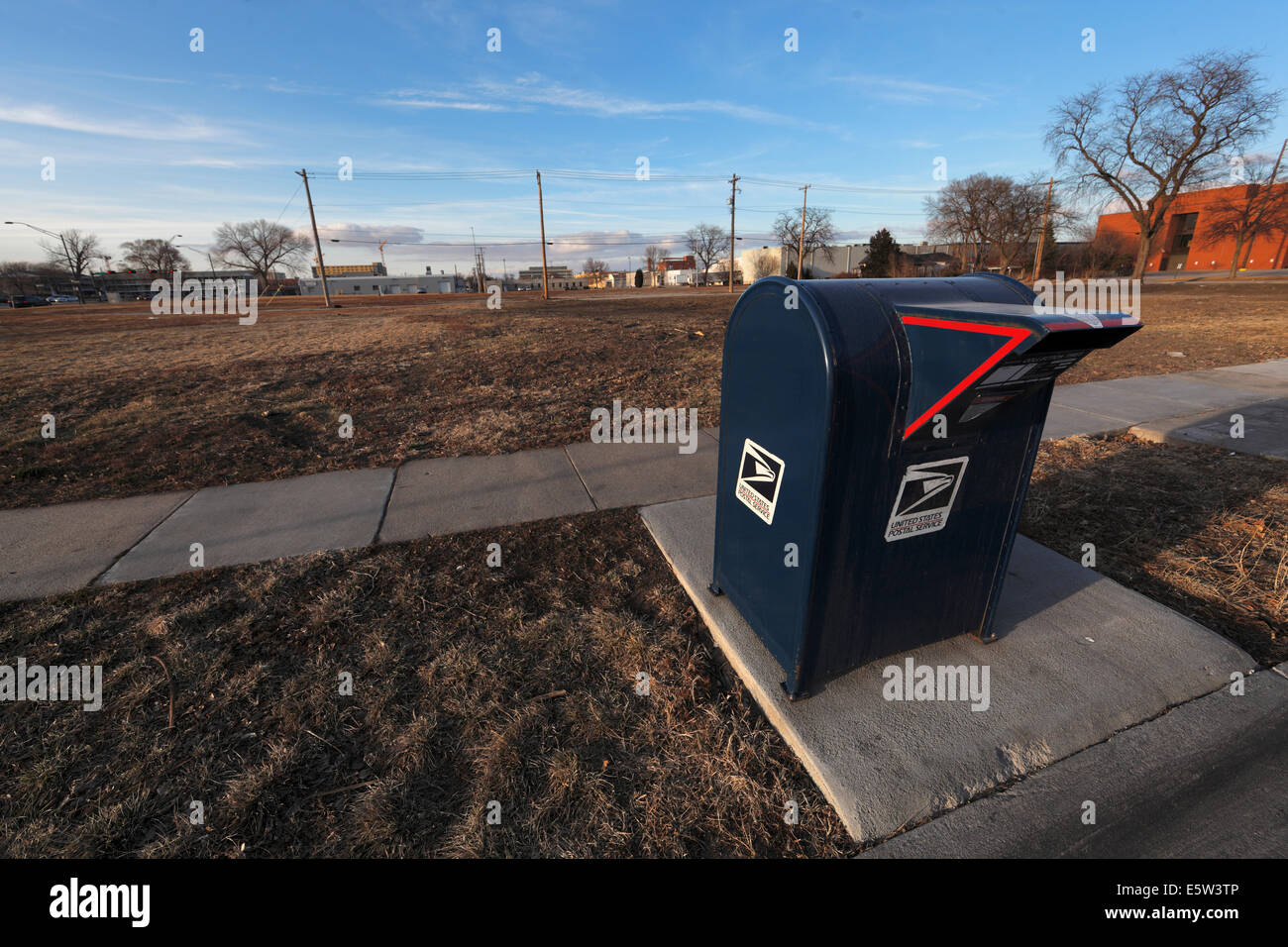 USPS-Postfach Stockfoto