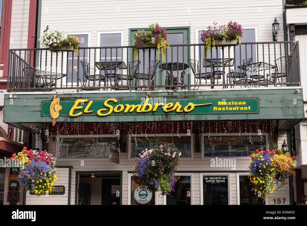 Straßenszene, Juneau, Alaska Stockfoto