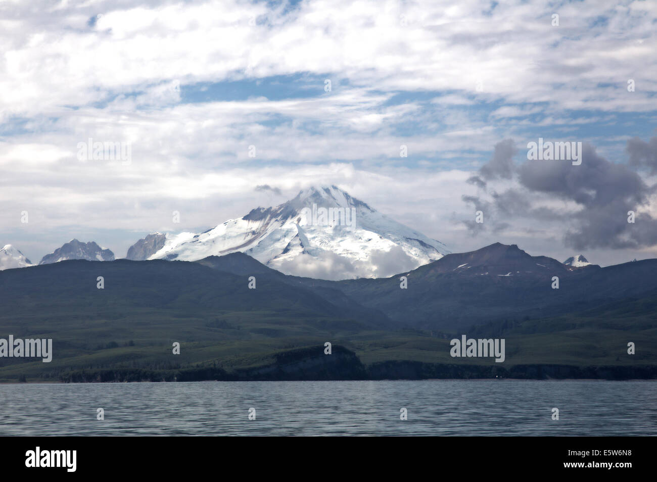 Mount Redoubt Vulkan Stockfoto