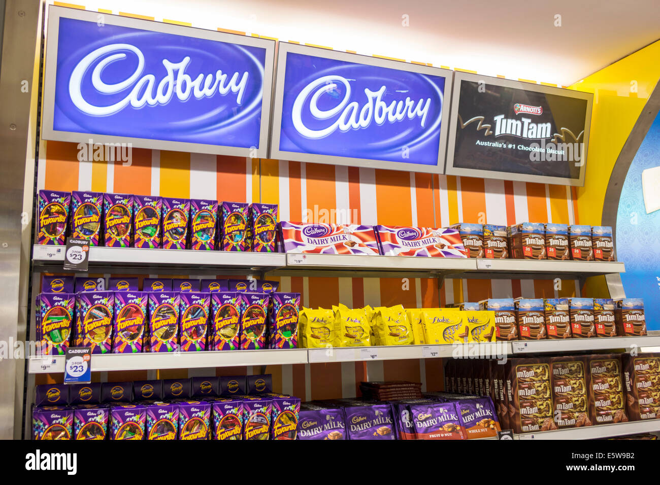 Sydney Australien, New South Wales, Kingsford-Smith Airport, SYD, innen, Terminal, Gate, Shopping Shopper Shopper shoppen shops Market Markets Market Stockfoto