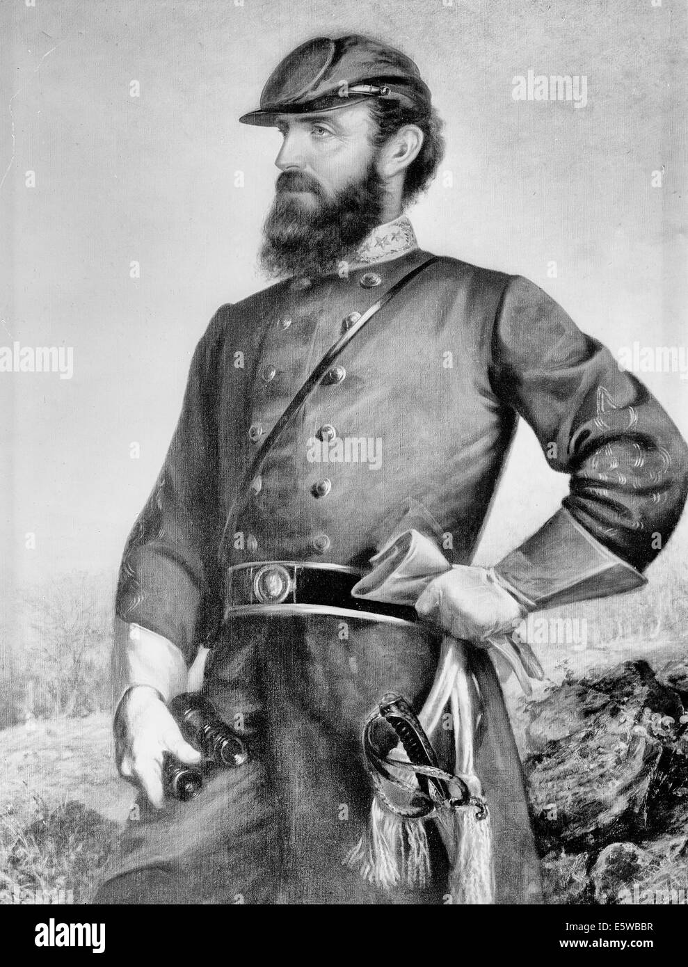 General Thomas "Stonewall" Jackson, General der Konföderierten Stockfoto