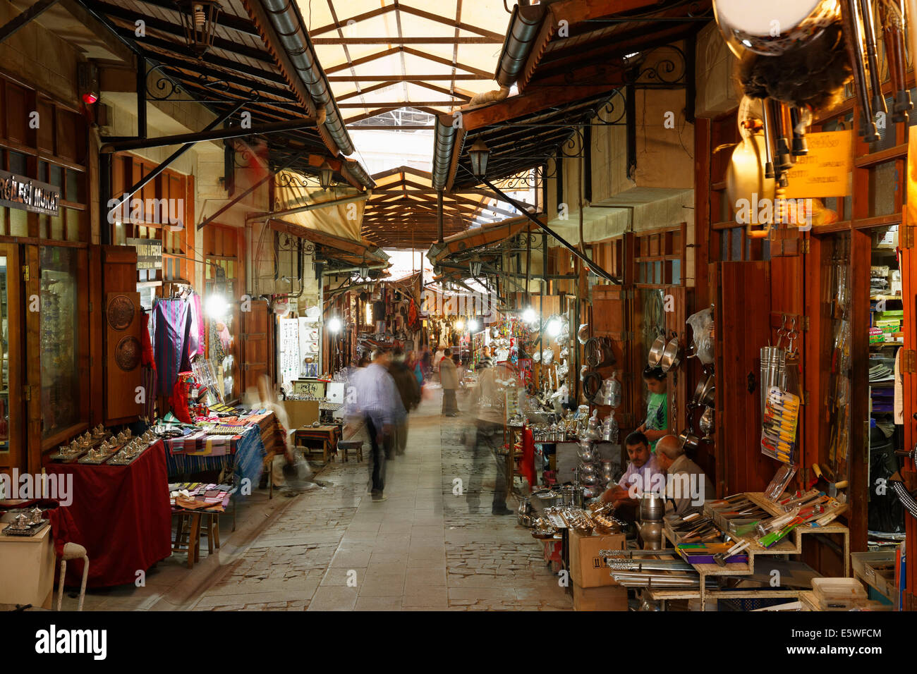 Basar, Basarviertel, Gaziantep, Südost-Anatolien-Region, Südostanatolien, Türkei Stockfoto