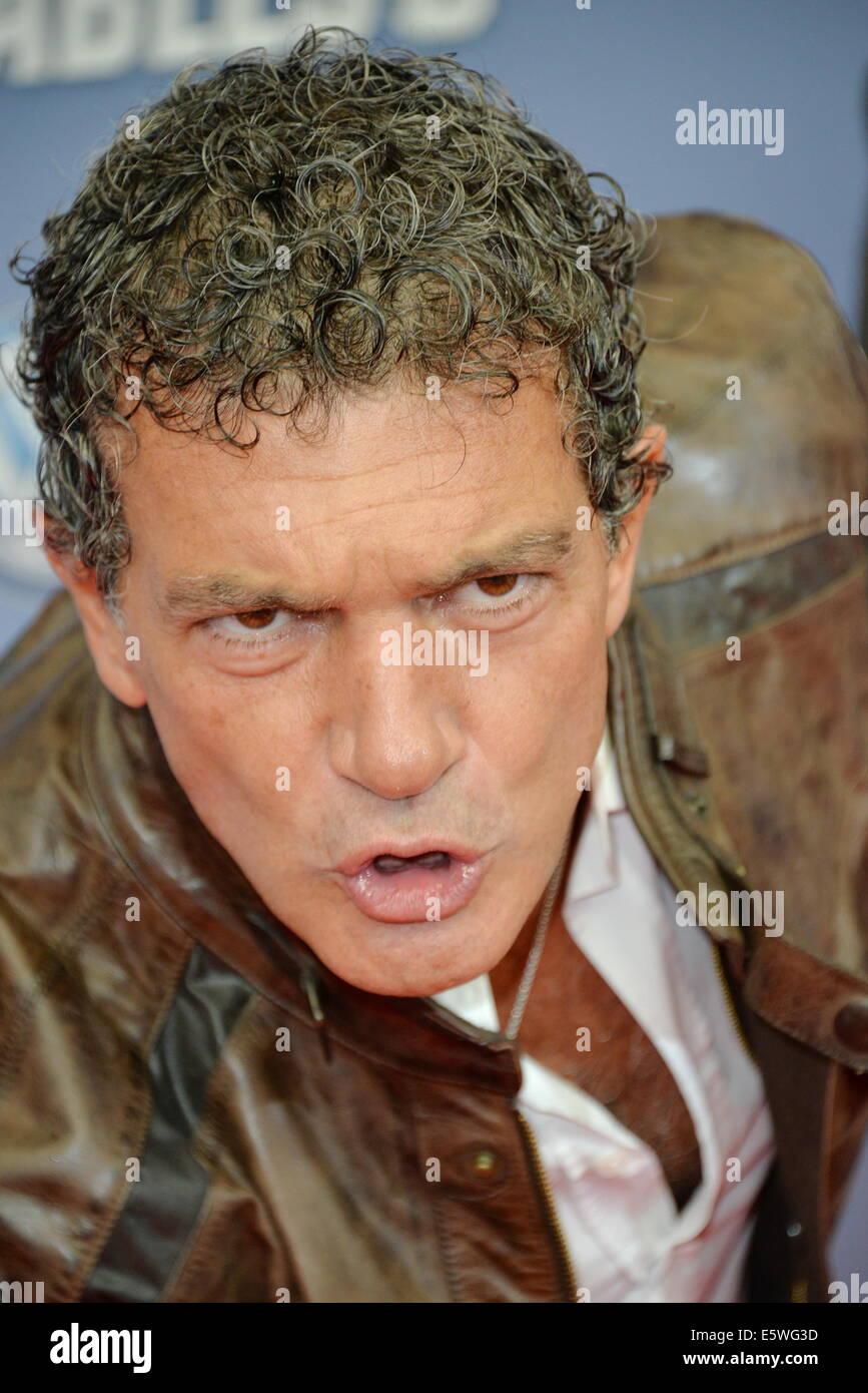 Köln, Deutschland. 6. August 2014. Antonio Banderas/roter Teppich/Anreise/The Expendables 3 Premiere Deutschland in Köln, 06.08.2014 Kredit: Dpa picture-Alliance/Alamy Live News Stockfoto