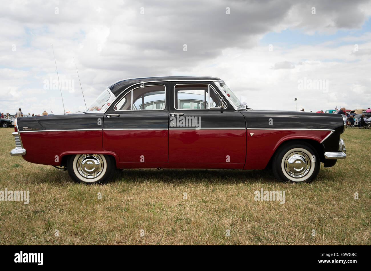 Ford Zephyr Zodiac auf ein Land in UK Stockfoto
