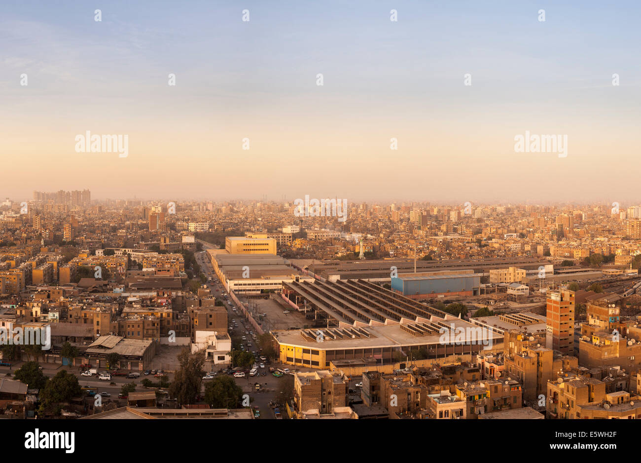 Kairo, Ägypten - Aussicht über die Stadt Stockfoto