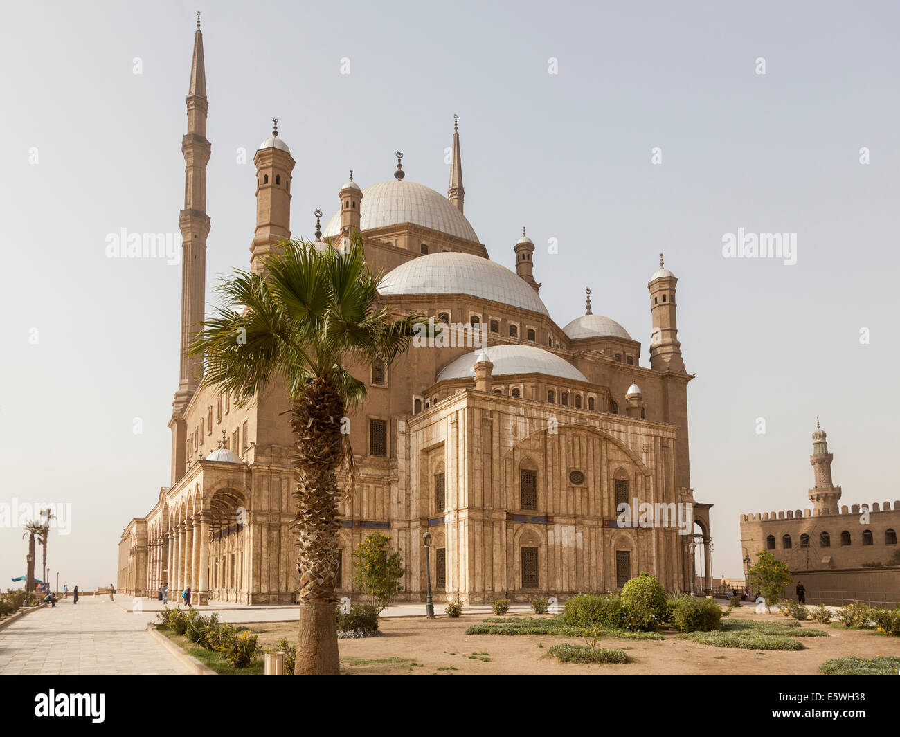 Alabaster Moschee oder Moschee von Muhammad Ali Pascha in Kairo, Ägypten Stockfoto