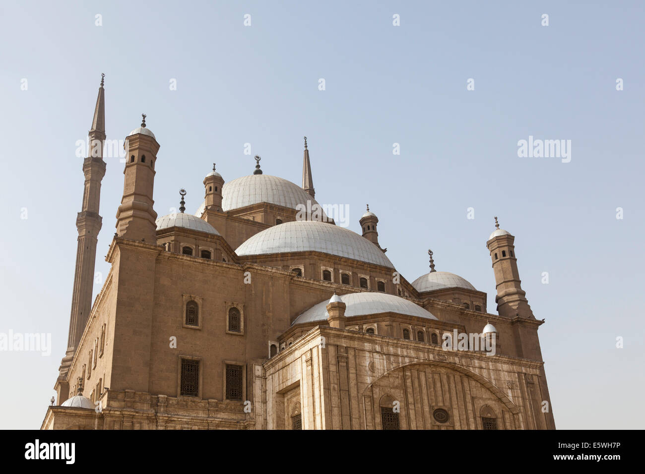 Alabaster Moschee oder Moschee von Muhammad Ali Pascha in der Zitadelle in Kairo Ägypten Stockfoto