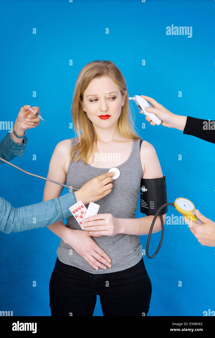 Medizinischer Check-up Stockfoto