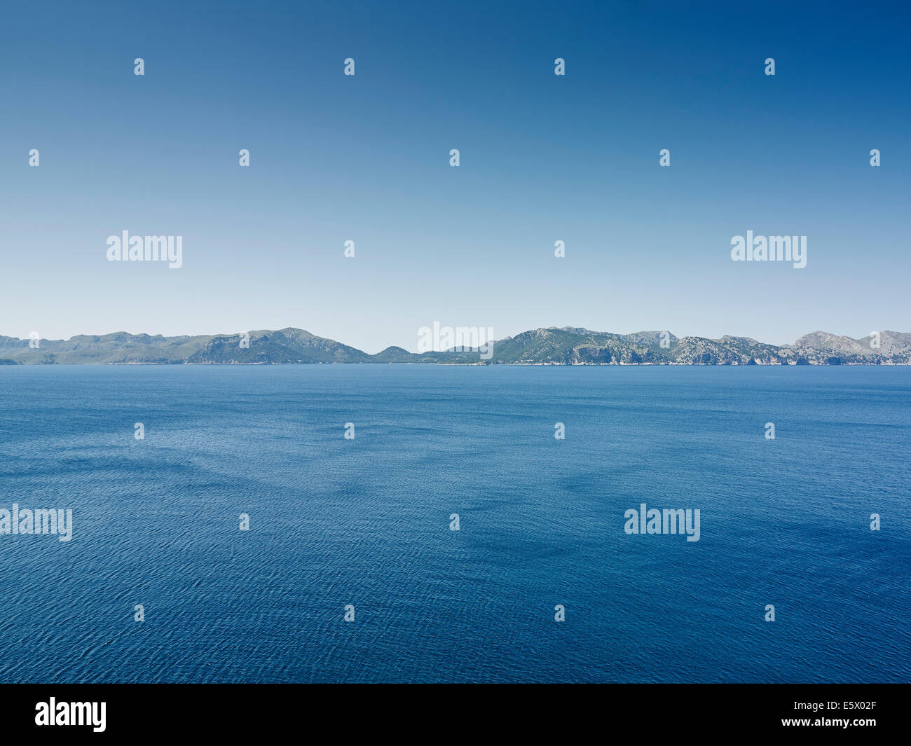 Küsten-Ansicht, Mallorca, Spanien Stockfoto