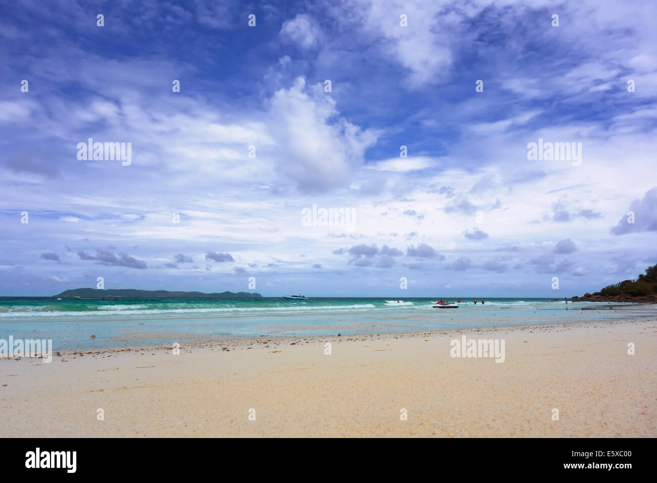 Koh Larn Strand. Stockfoto