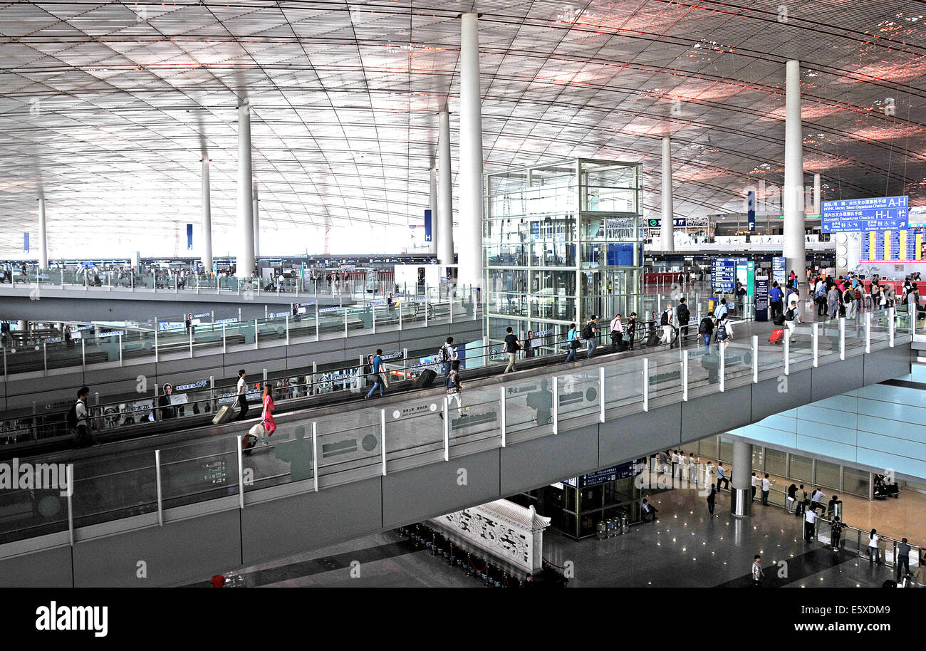 Beijing International Airport terminal 3 China Stockfoto