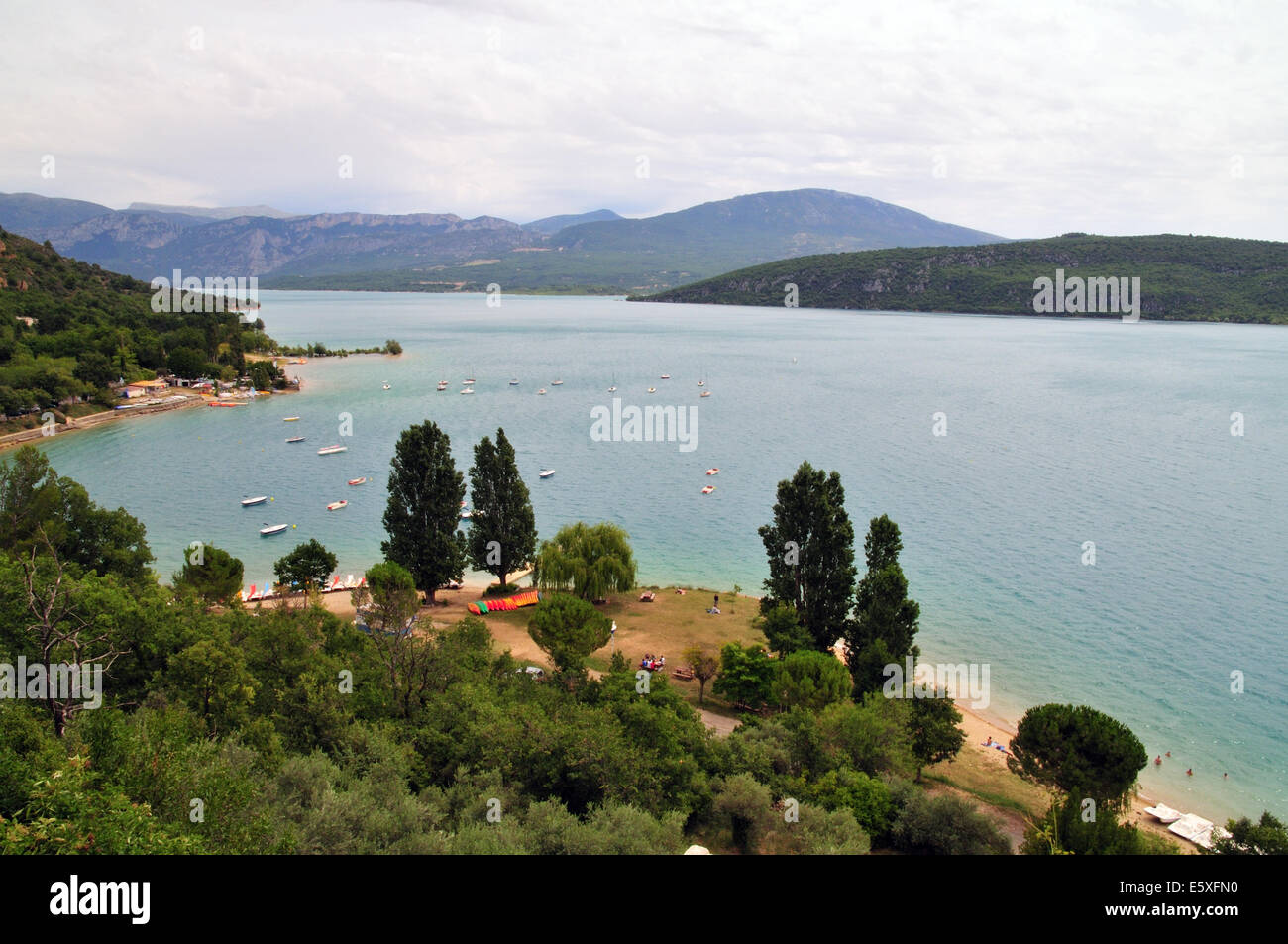 See von Sainte Croix Du Verdon, Frankreich Stockfoto