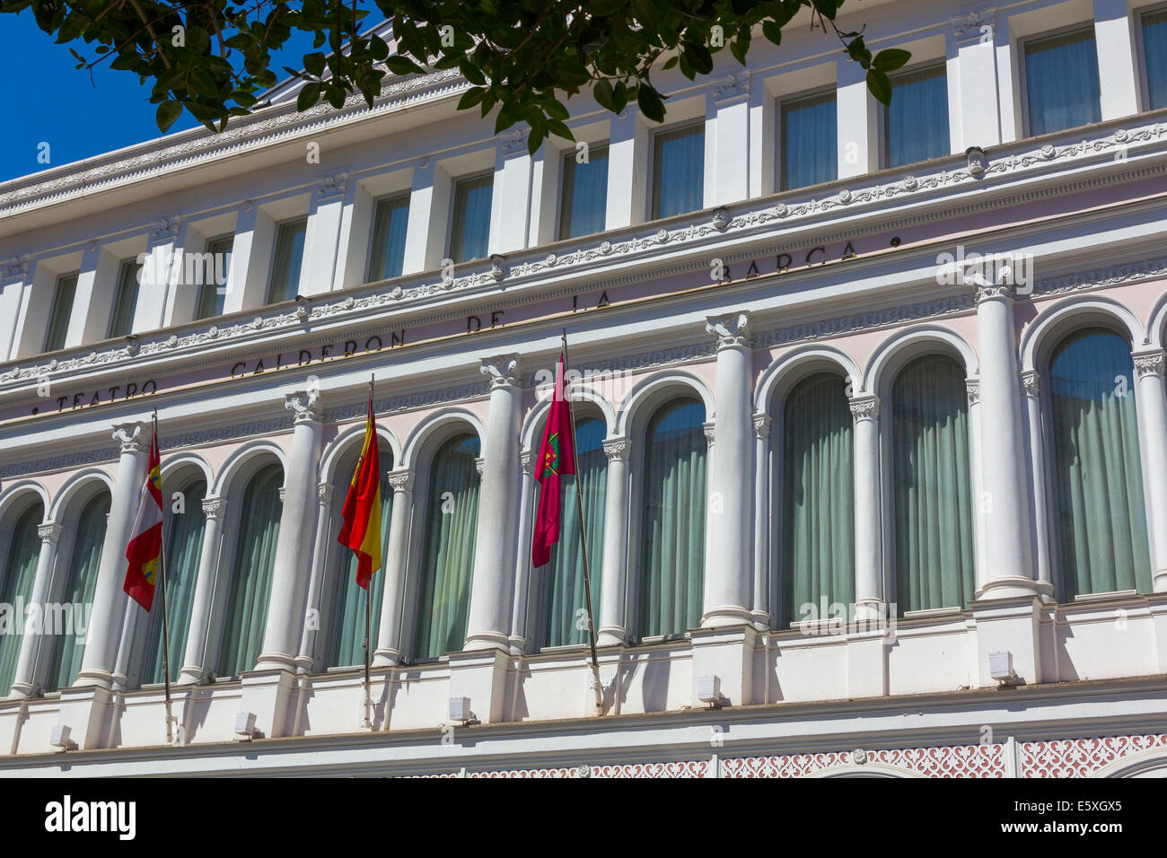 historische und antike Theater von Valladolid, Spanien Stockfoto