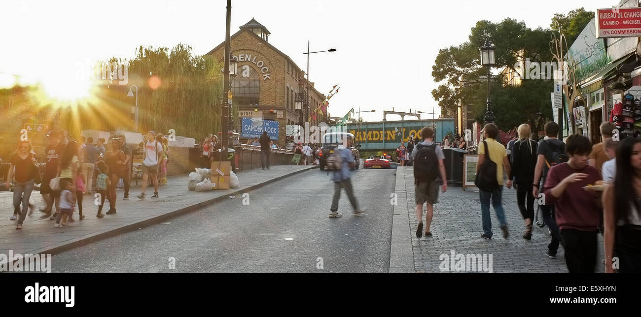 Camden Town und Camden Lock in Nord-London, uk Stockfoto