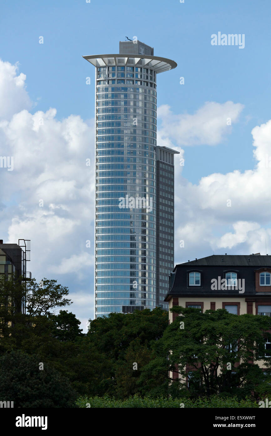 Westend Tower, Hauptsitz der DZ Bank, Frankfurt Am Main, Hessen, Deutschland, Europa. Juli 2014 Stockfoto