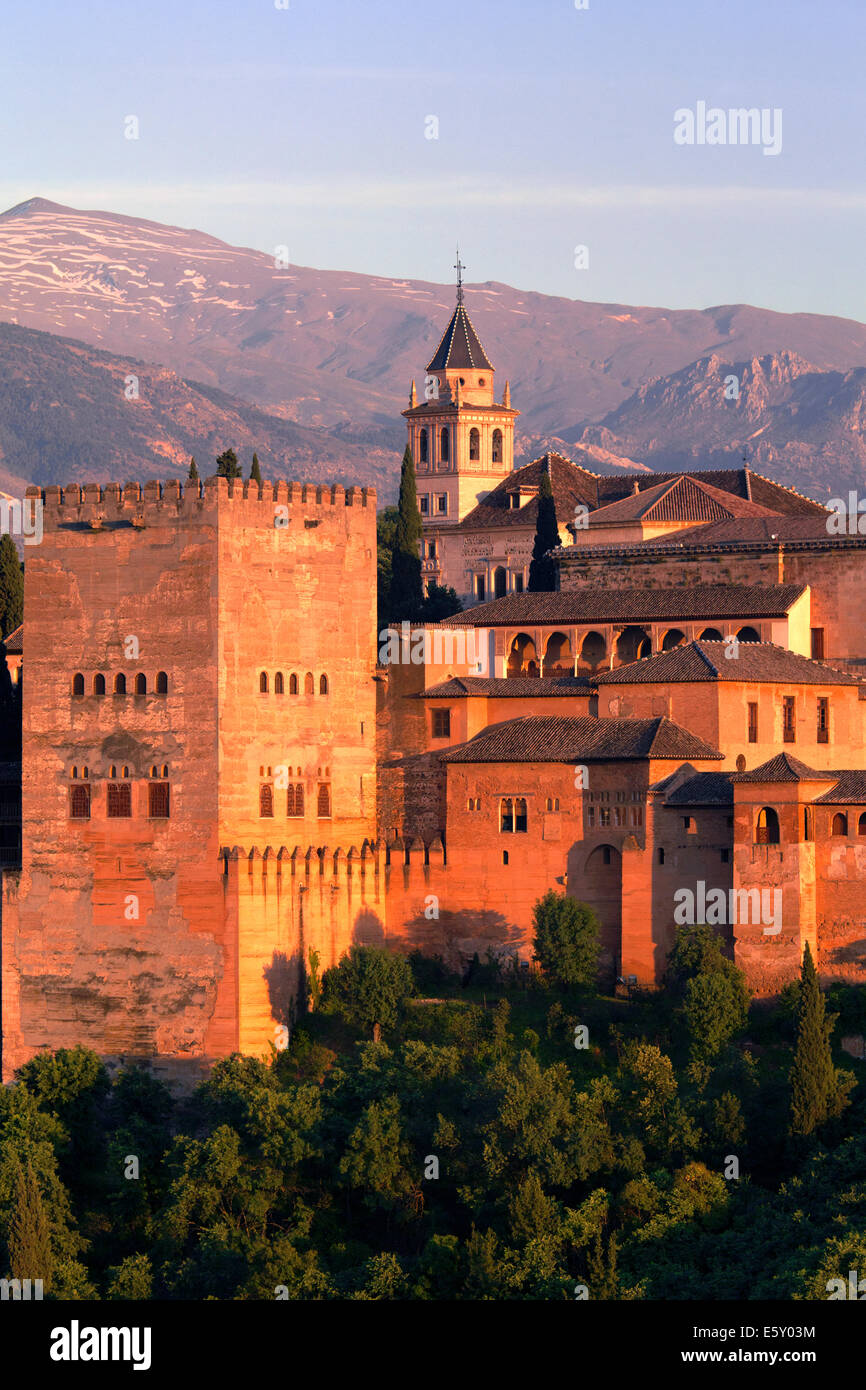 Palast von Alhambra, Granada, Andalusien, Spanien Stockfoto