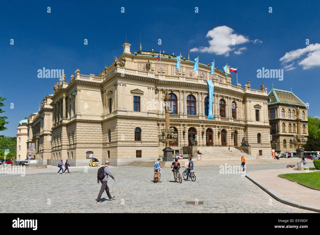 Rudolfinum, Palachovo Náměstí, Staré Město, Praha, Česká republika Stockfoto