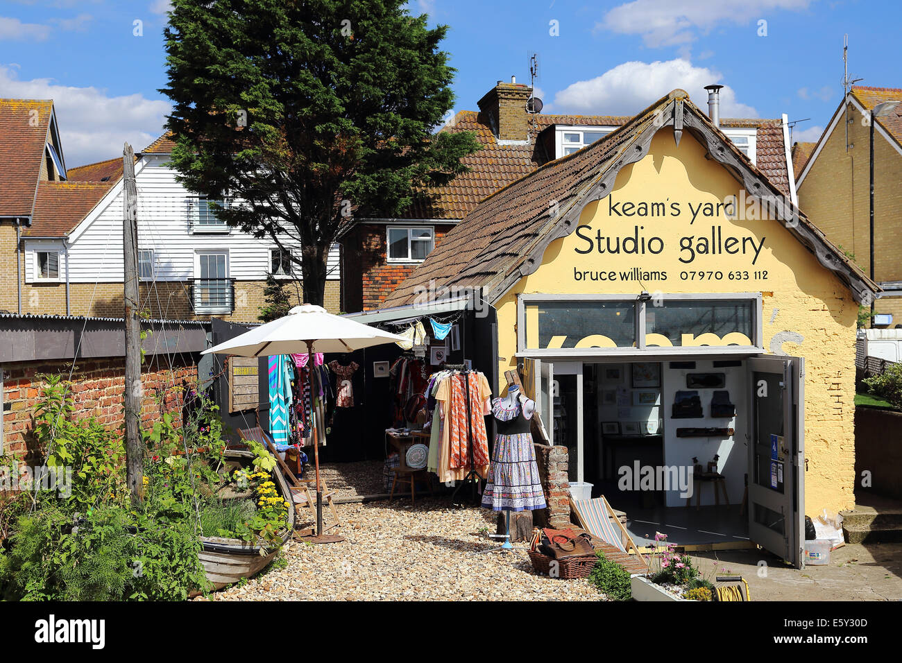 Studio Galerie, Whitstable, Kent, England Stockfoto
