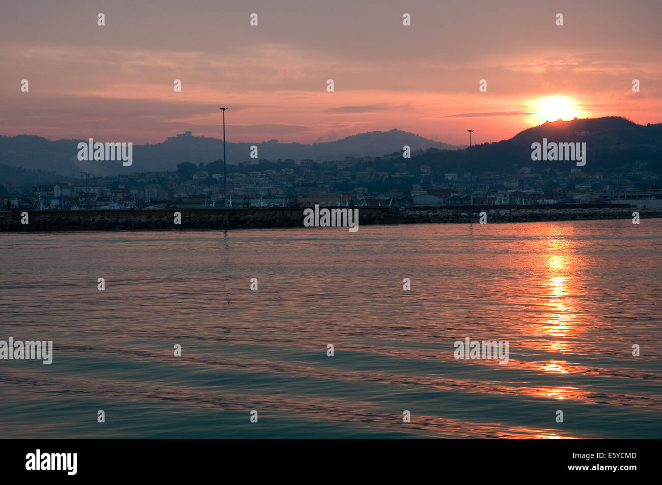 San Benedetto del Tronto Stockfoto