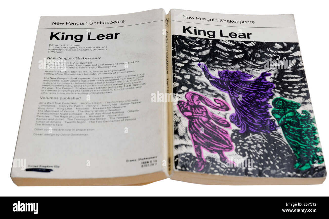 König Lear von William Shakespeare Stockfoto