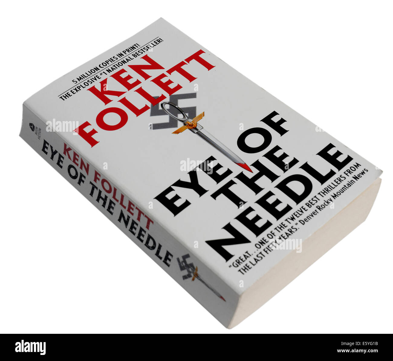 Das Auge der Nadel von Ken Follett Stockfoto