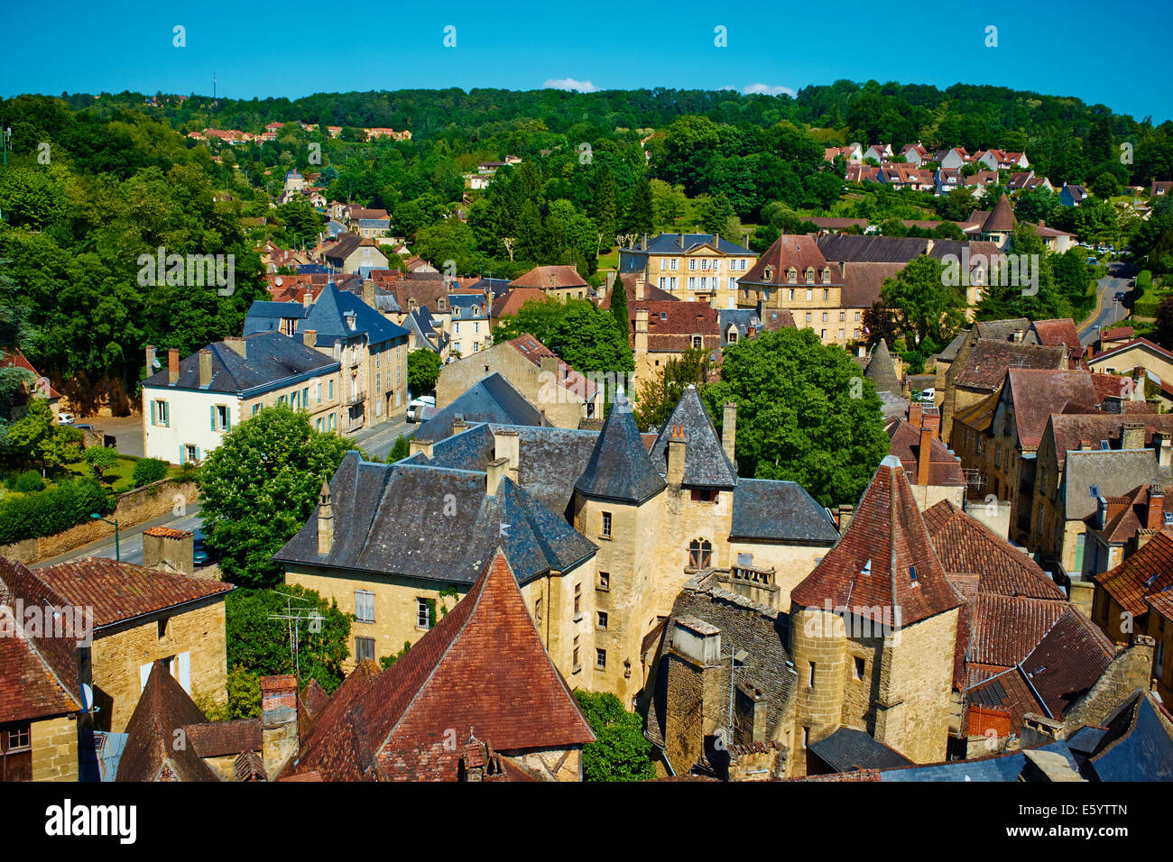 Frankreich, Aquitaine, Dordogne, Perigord Noir, Dordogne-Tal, Sarlat la Caneda Stockfoto