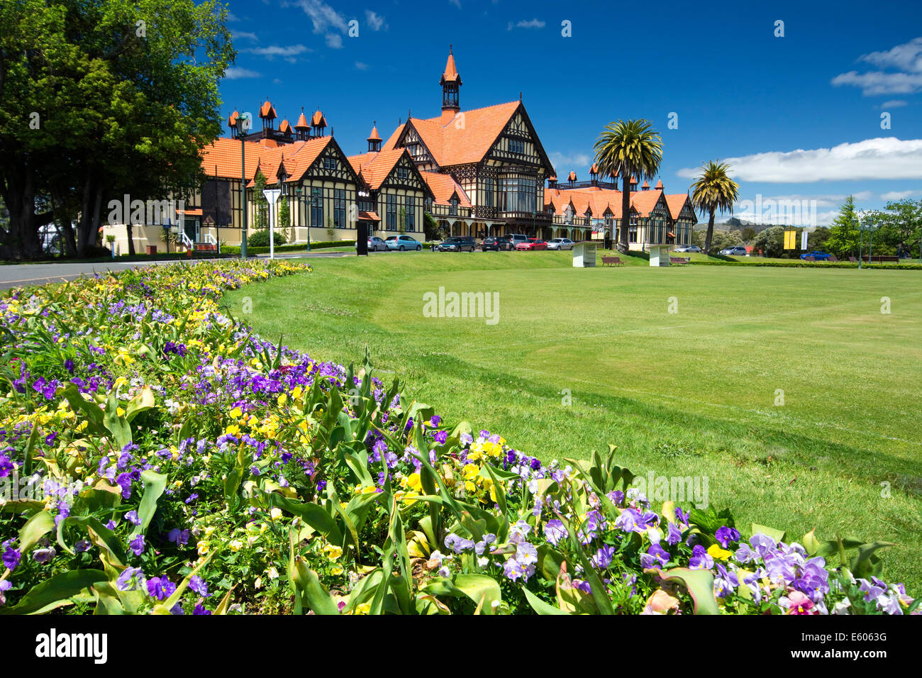 Regierung Gärten und Museum, Rotorua, Neuseeland Stockfoto