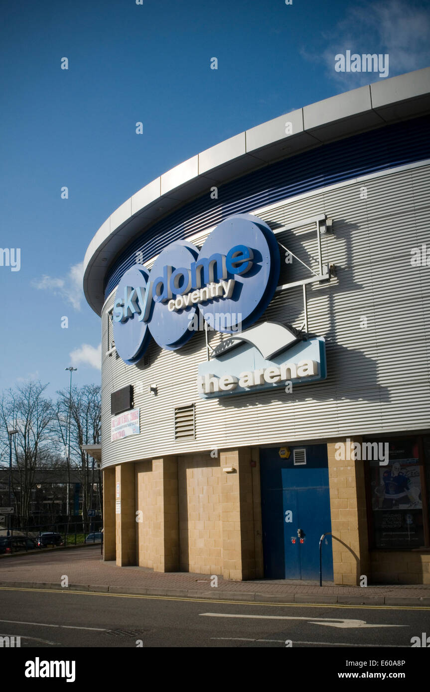 Coventry Skydome Sky Dome Konzert Veranstaltungsort Arena Arenen Stockfoto