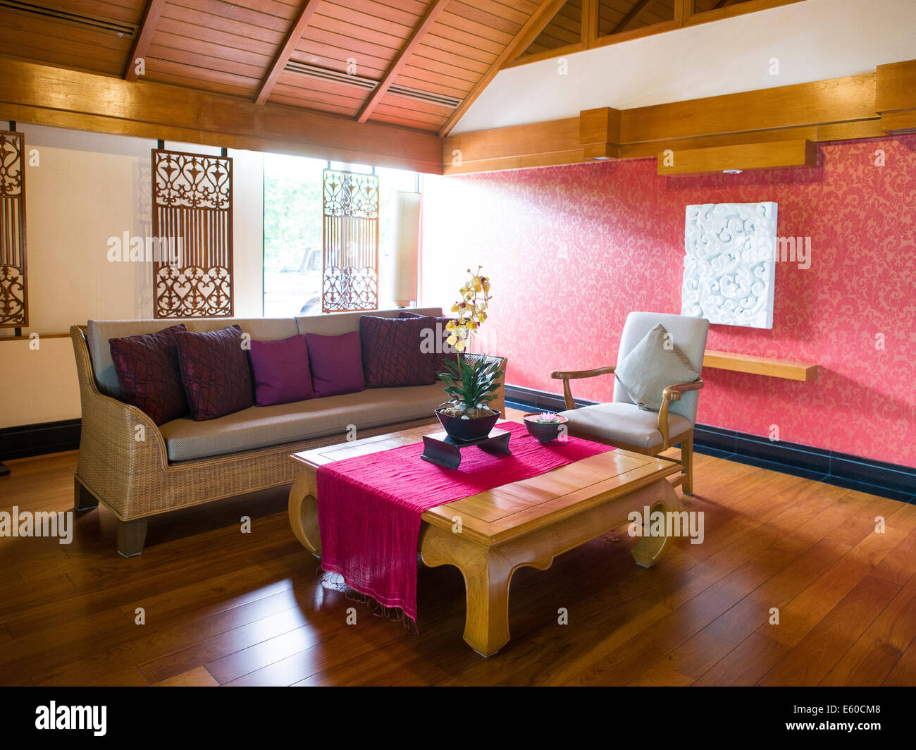 Strauß-Wohnzimmer Stockfoto