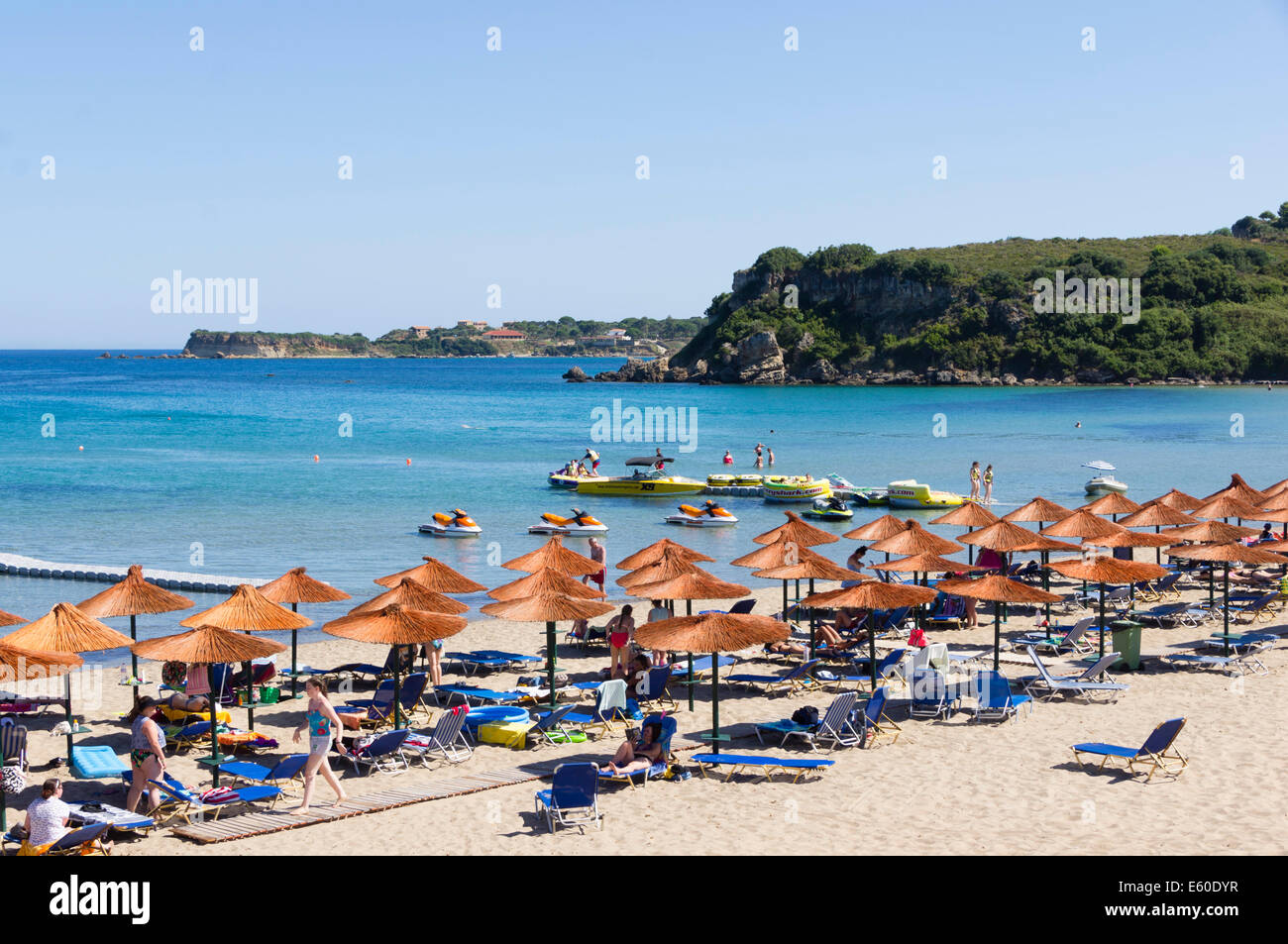 Zakynthos, Griechenland - St. Nikolaus, Vassilikos. Stockfoto