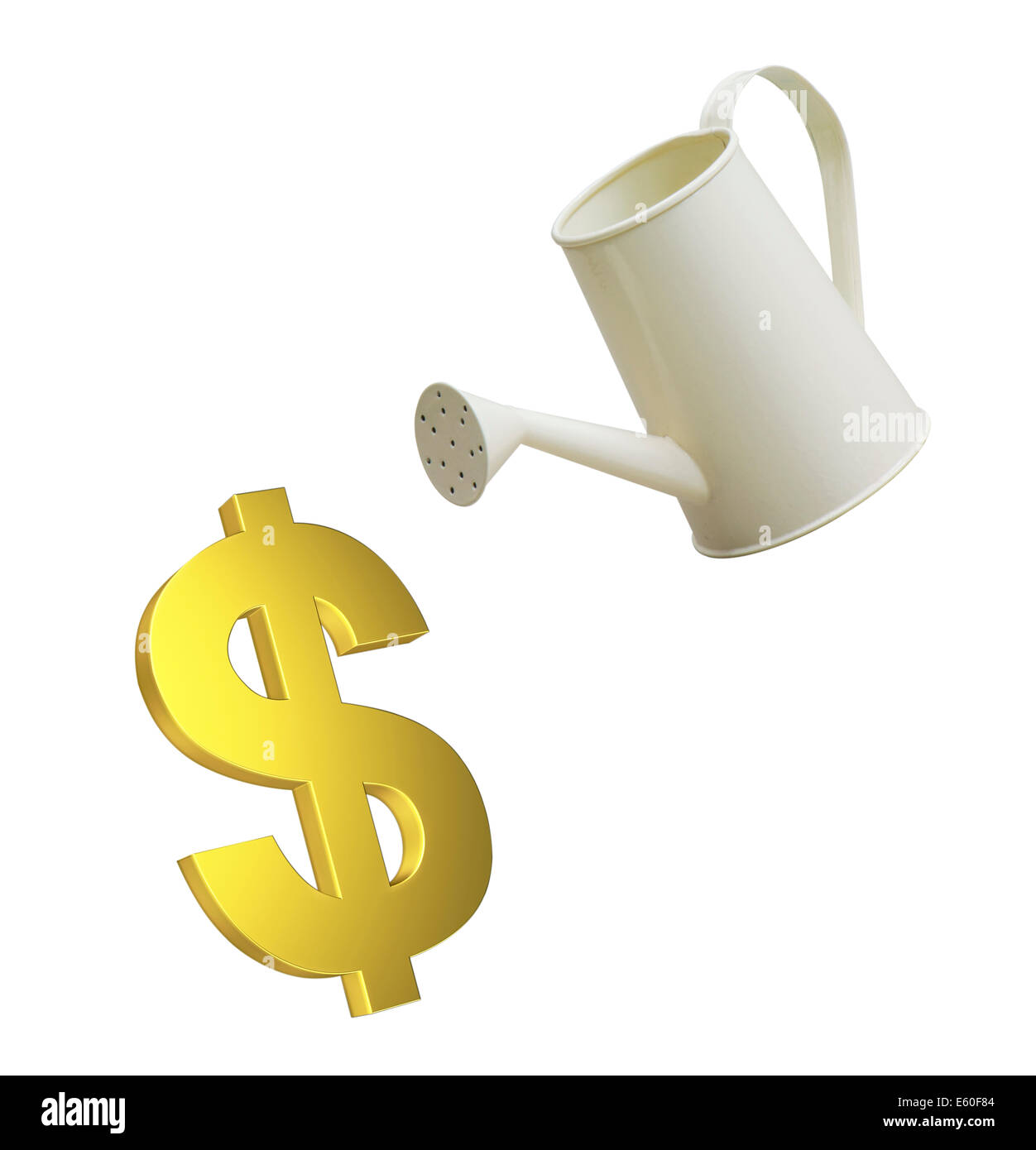 Dollar-Wachstum Stockfoto