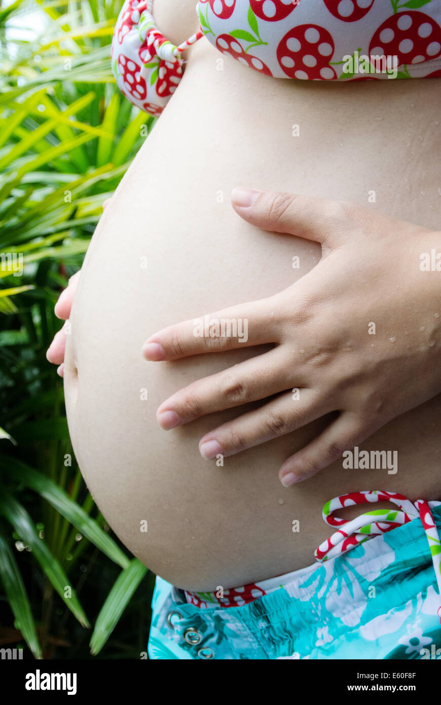 Schwangere Frau Stockfoto