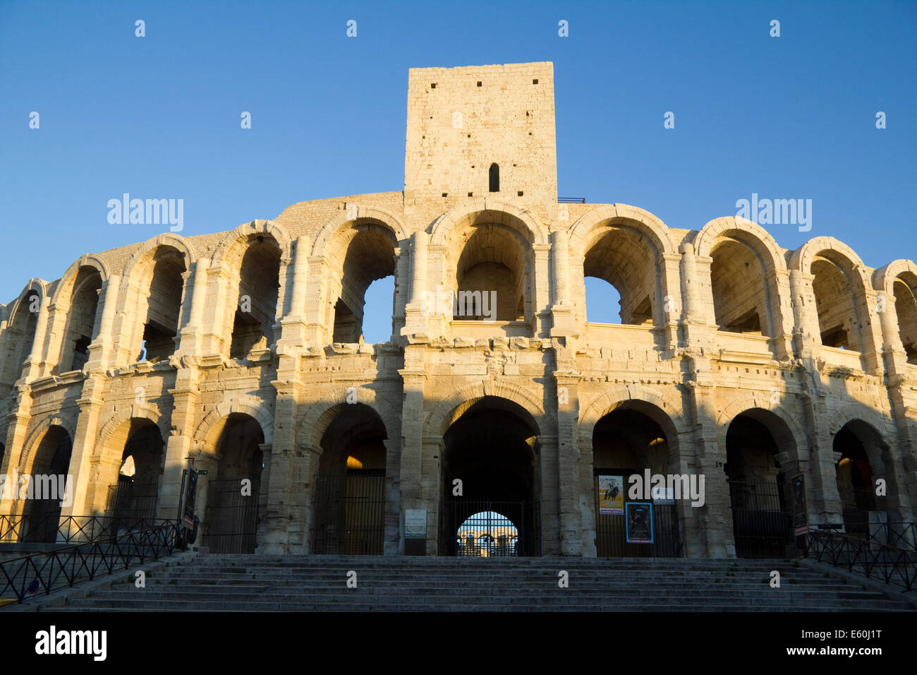 Amphitheater-Arles-Frankreich Stockfoto