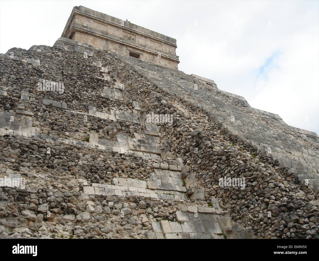 Die Maya-Stadt Chichen Itza, eines der neuen sieben Weltwunder. Bundesstaates Yucatán, Mexiko Stockfoto