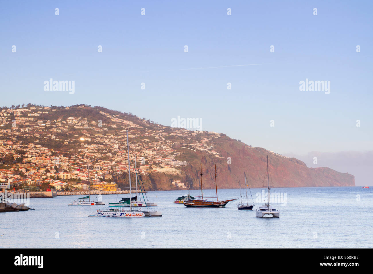 Hafen von Funchal, Madeira, Portugal Stockfoto