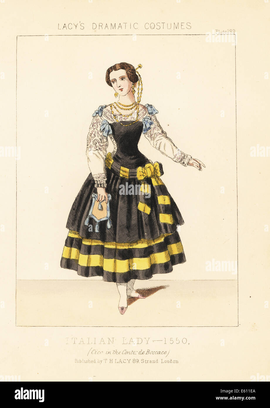 Fräulein Marie als Simonne in den Geschichten von Boccacio Cico. Stockfoto