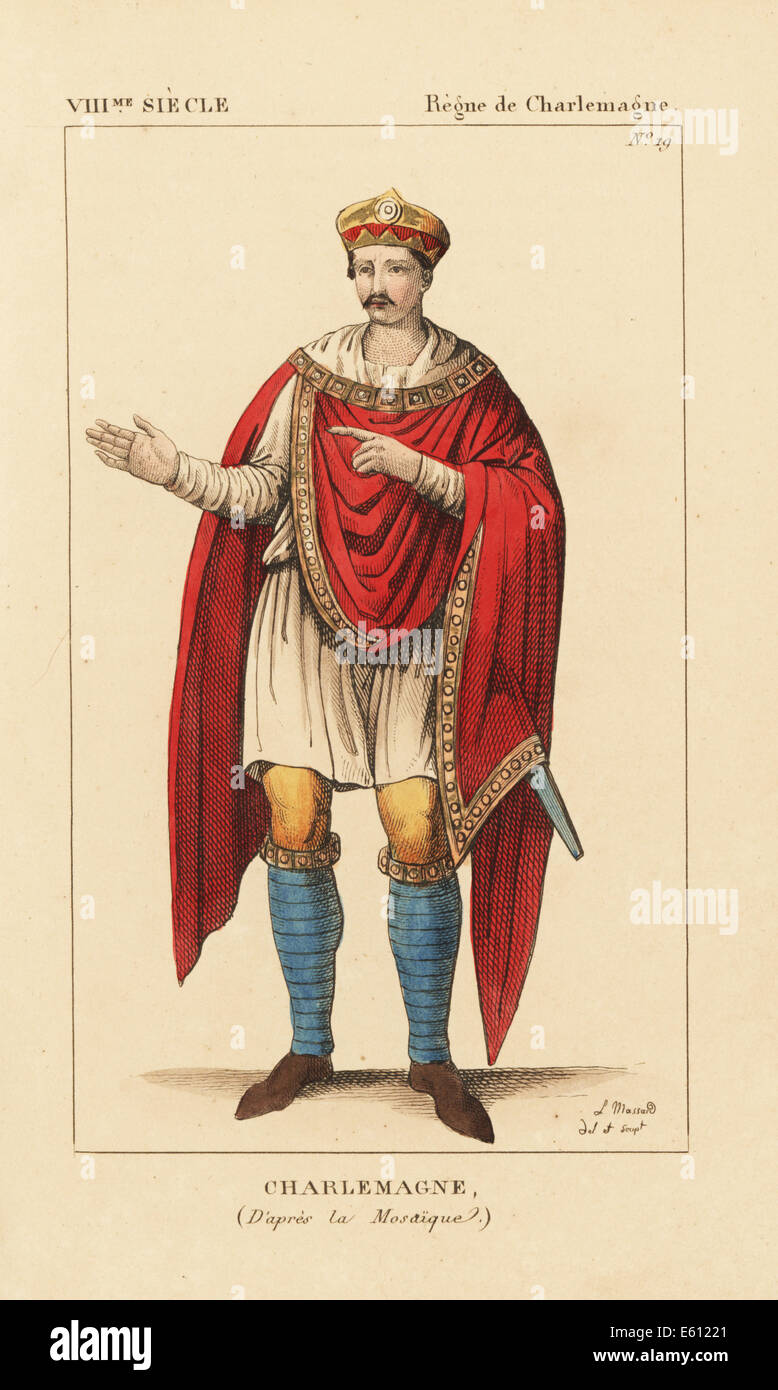 Frankenreich Karl Der Große Karl der große, König von Frankreich, Caroligian Kaiser, 742-814