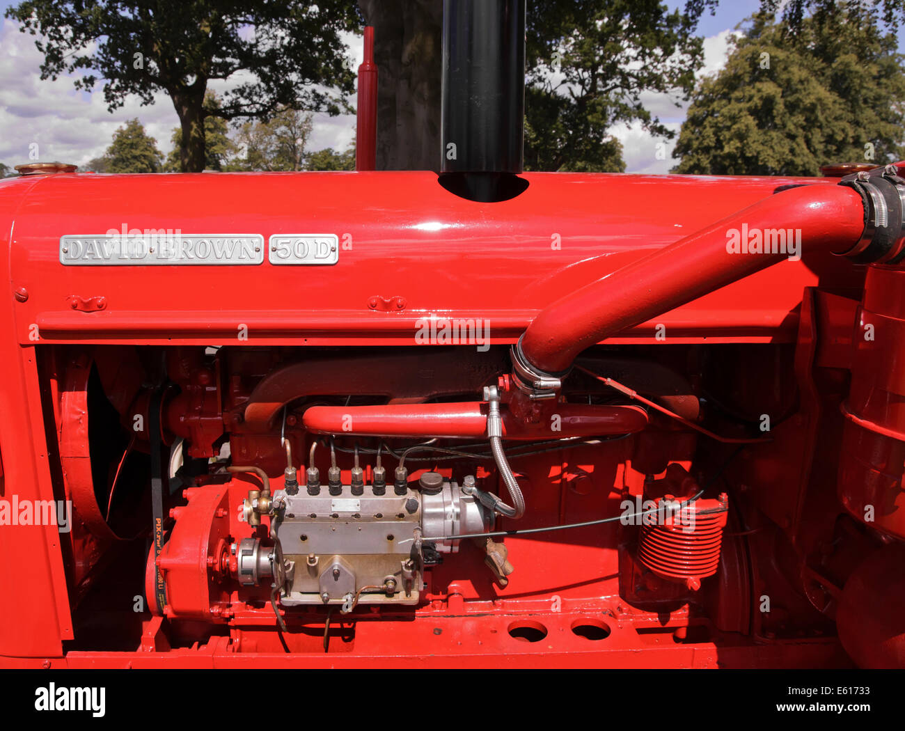 Red david brown tractor -Fotos und -Bildmaterial in hoher Auflösung – Alamy