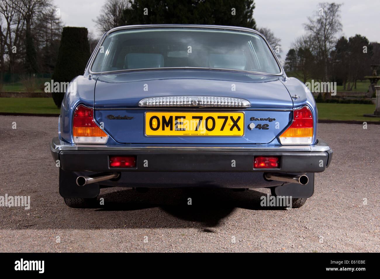 1981-Daimler Jaguar sovereign 4.2 britische Luxus-Auto Stockfoto