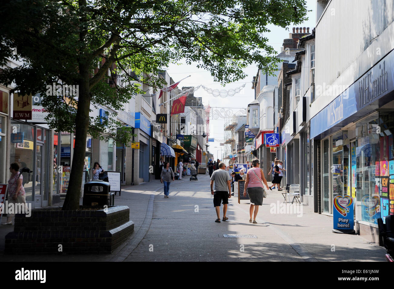 Margate Kent UK - High Street Margate Stockfoto
