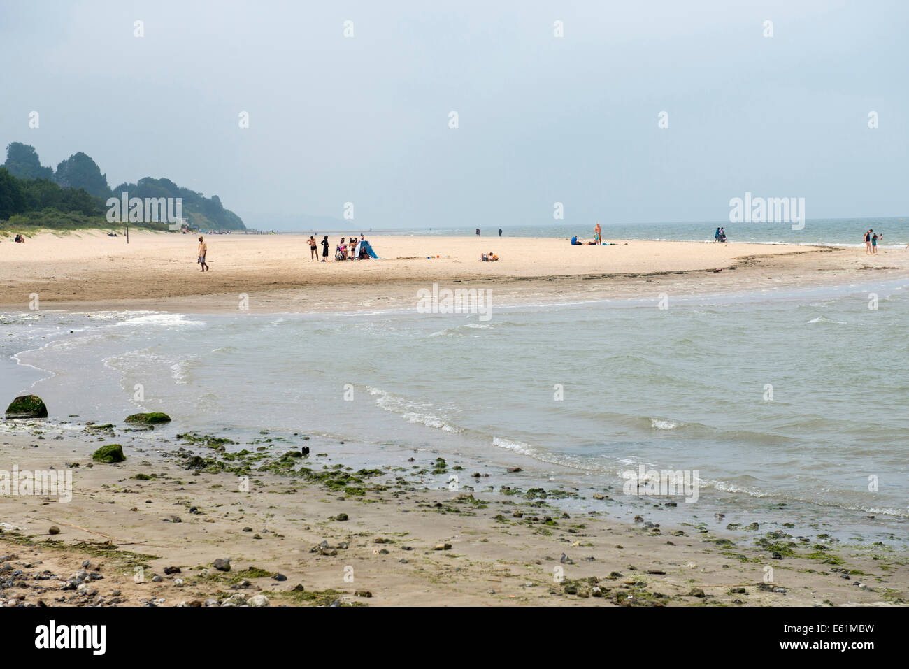 Der Strand in Honfleur, Normandie Frankreich Europa ...