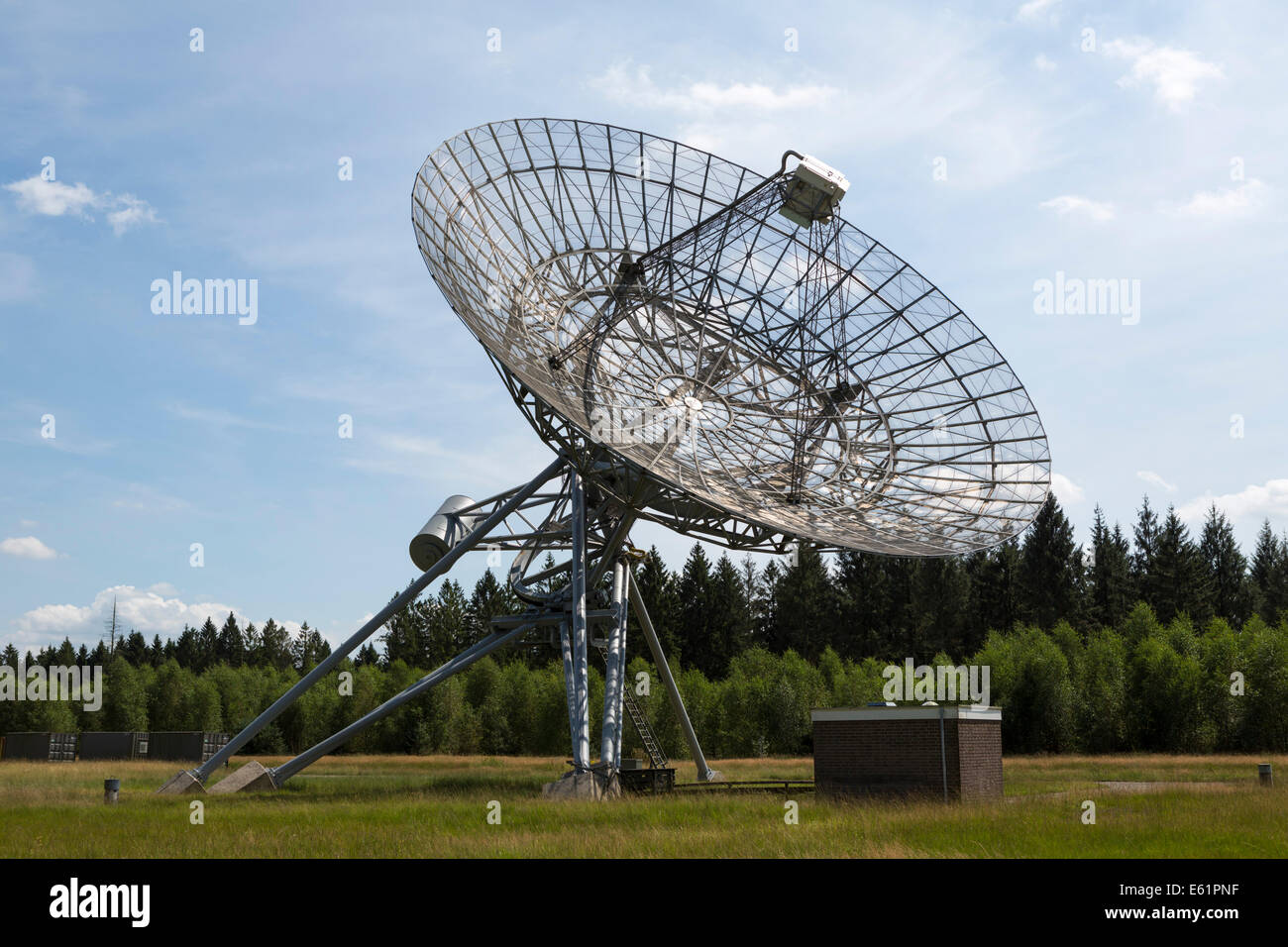 Radio-Observatorium für Weltraumforschung in Hooghalen in der Provinz Drenthe in den Niederlanden Stockfoto