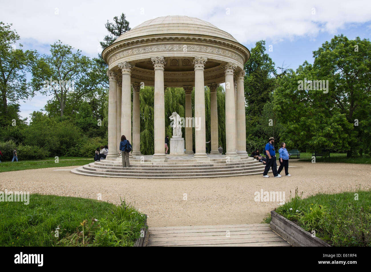 Tempel der Liebe in den Gärten von Versailles in Frankreich Stockfoto