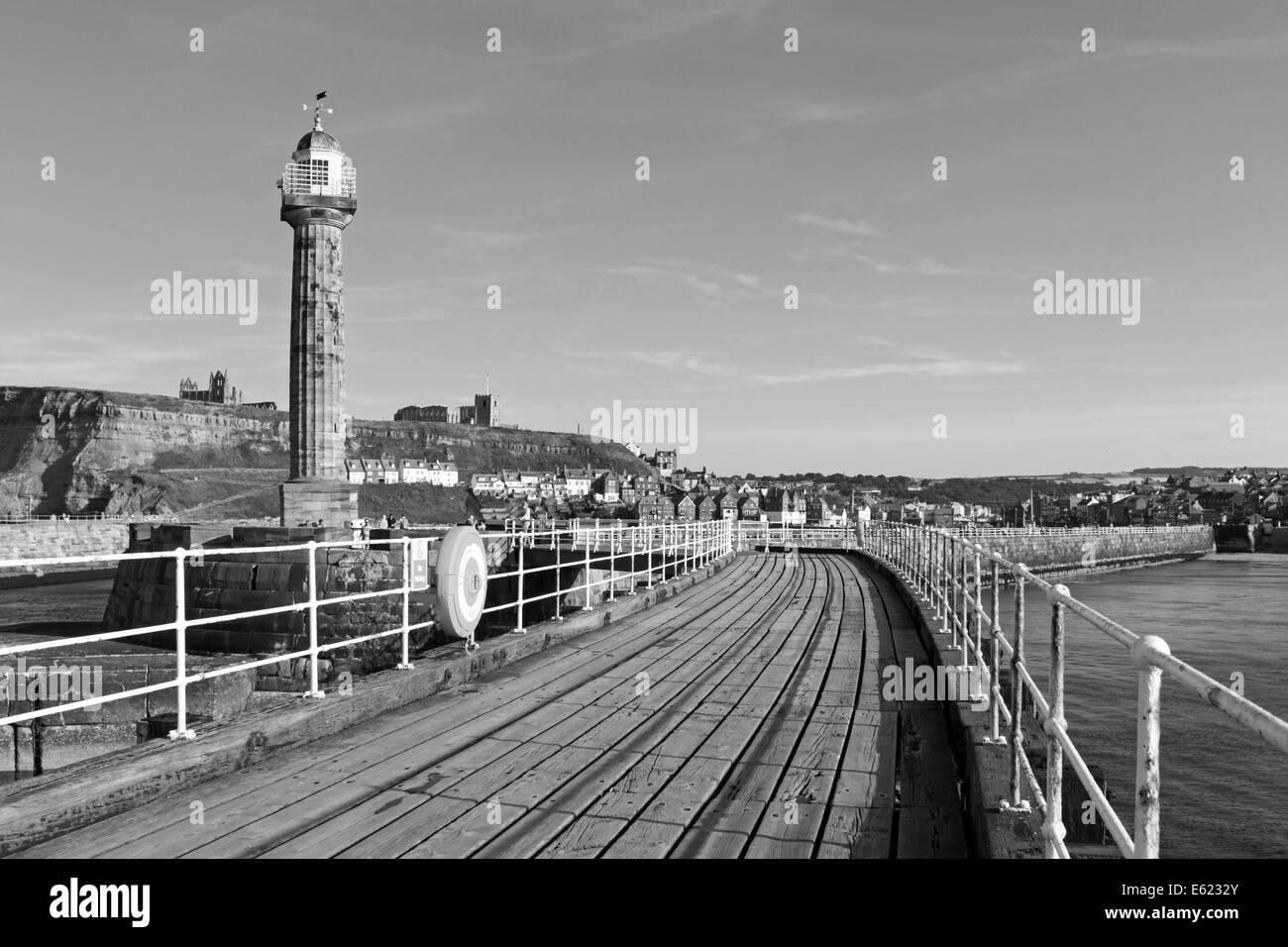 Die Küstenstadt Stadt Whitby, North Yorkshire, England, UK. Stockfoto