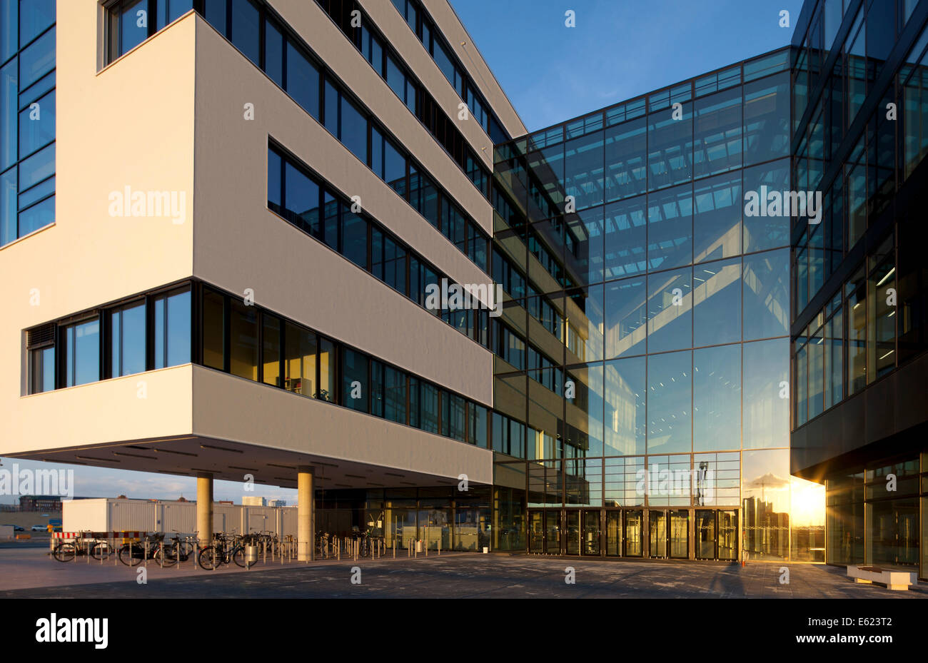 Haupteingang, HafenCity Universität Hamburg, Hamburg, Deutschland Stockfoto