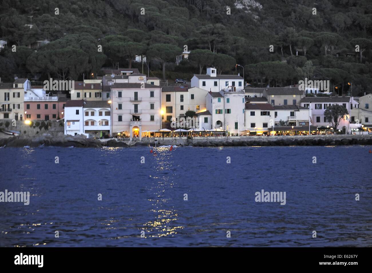 Marciana Marina Village (Insel Elba, Italien) Stockfoto