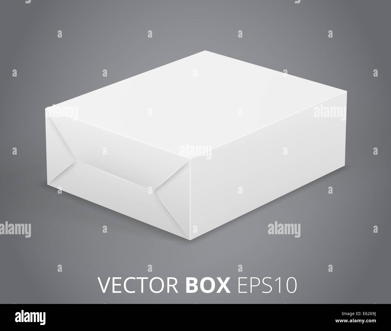 Wraped Box. Vektor-illustration Stockfoto