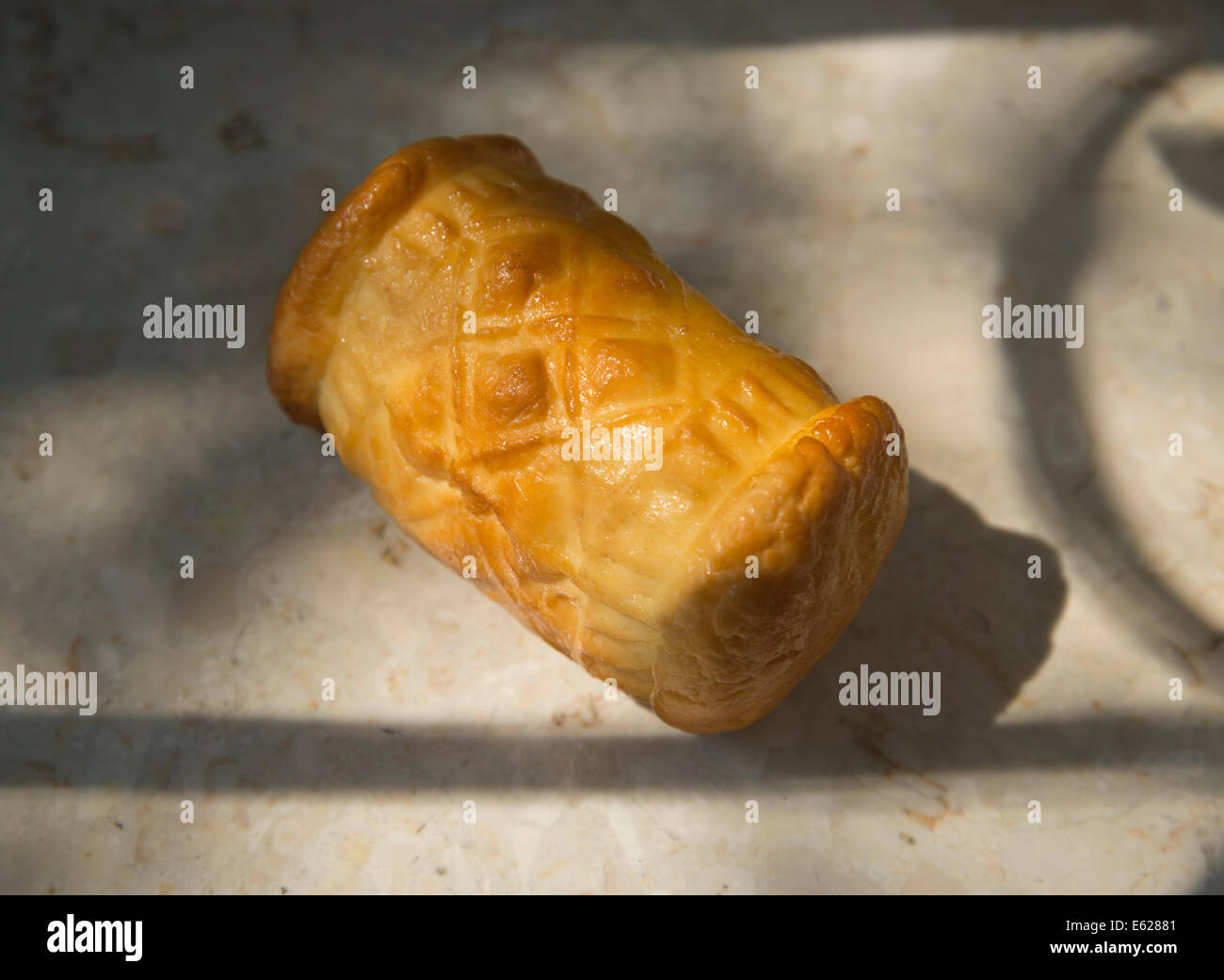 Oscypek Polnisch geräucherter Käse. Kuhmilch, Ziegenmilch oder Schafsmilch. Aus der hohen Tatra-Region. Stockfoto